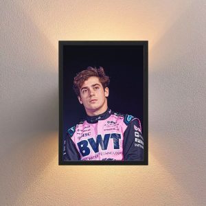 Cuadro F1 Franco Colapinto Alpine 12 - Tamaño A3 30x40 Cm