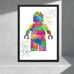 Cuadro Decorativo Videojuegos - Lego 04 - Tamaño A3 30x40