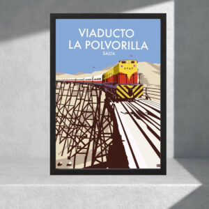 Cuadro Decorativo Paisajes - Salta - A3 30x40 Cm