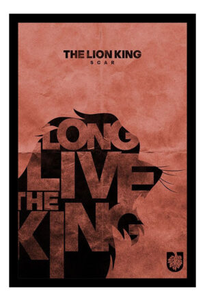 Cuadro Decorativo Cine - El Rey Leon 08 - A3 30x40