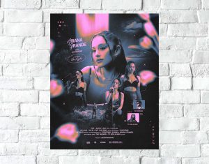 Poster Lámina Decorativa Ariana Grande Mod 14, A3 30x42 Cm