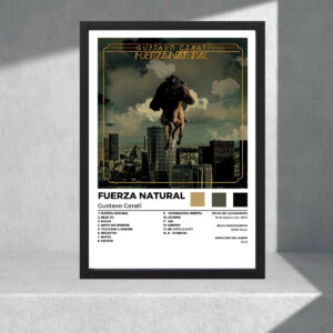 Cuadro Decorativo Gustavo Cerati - Fuerza Natural - A3 30x40