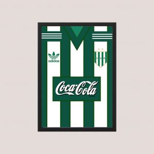 Cuadro Futbol - Ca Banfield - Modelo 03- Tamaño A3 30x40 Cm