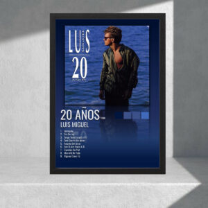 Cuadro Decorativo - Luis Miguel, 20 Años - A3 30x40