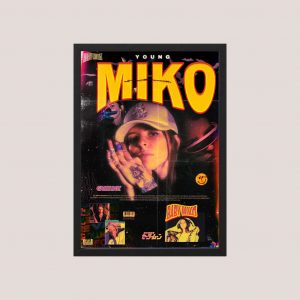 Cuadro Young Miko, Baby Miko 02 - Tamaño A3 30x40 Cm