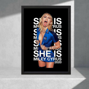 Cuadro Decorativo Musica - Miley Cyrus 04 - A3 30x40