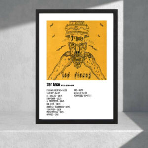 Cuadro Decorativo Los Piojos, 3er Arco - Tamaño A3 30x40