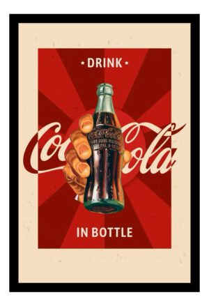 Cuadro Decorativo Bares - Coca Cola 09 - A3 30x40