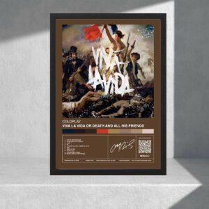 Cuadro Decorativo Coldplay 07 - Tamaño A3 30x40 Cm