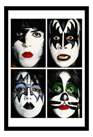 Cuadro Decorativo Música - Kiss 14 - A3 30x40 Cm