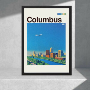 Cuadro Decorativo Paisajes - Usa, Columbus - A3 30x40