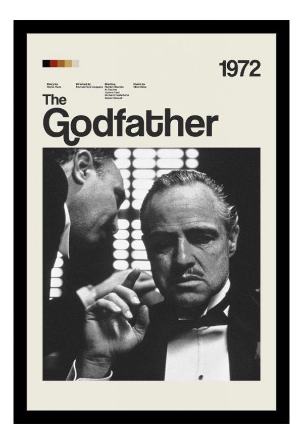 Cuadro Decorativo Cine - El Padrino 06 - A3 30x40 Cm