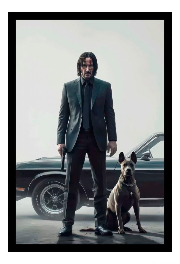 Cuadro Decorativo Cine - John Wick 02 - A3 30x40 Cm