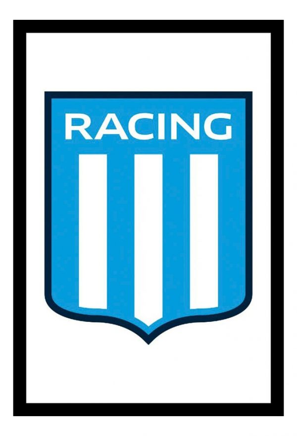 Cuadro Decorativo Futbol - Racing Club 13 - A3 30x40 Cm