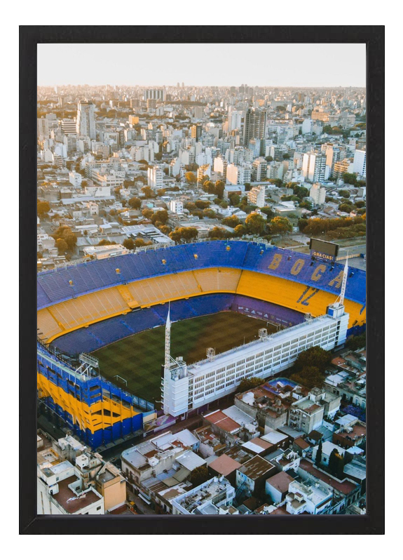 Cuadro Boca Juniors La Bombonera 03 - Tamaño A3 30x40 Cm