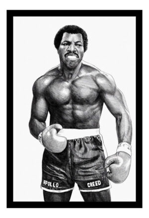 Cuadro Decorativo Cine - Apollo Creed 07 - A3 30x40 Cm