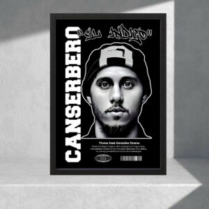 Cuadro Decorativo Musica - Canserbero 03 - A3 30x40 Cm