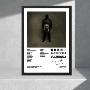 Cuadro Decorativo Kany West, Vultures 2 - A3 30x40