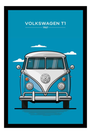 Cuadro Decorativo Automovilismo - Volskwagen 08 - A3 30x40