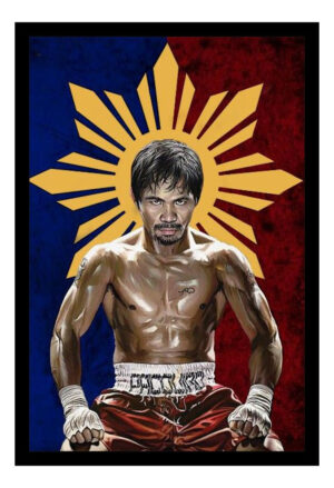 Cuadro Decorativo Boxeo - Manny Pacquiao 11 - A3 30x40