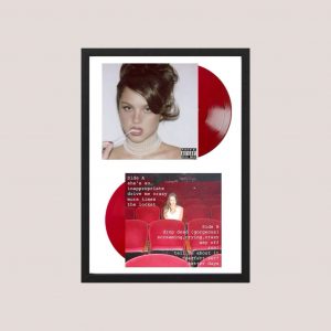 Cuadro Olivia Rodrigo Cd Concept 13 - Tamaño A3 30x40 Cm