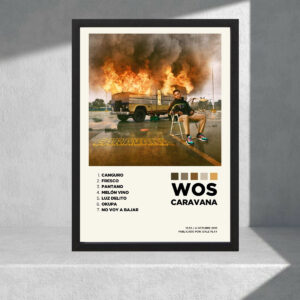 Cuadro Decorativo Musica - Wos - Modelo 13 - A3 30x40 Cm