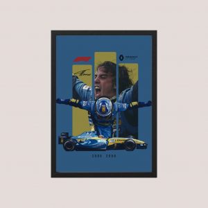 Cuadro F1 Fernando Alonso 07 - Tamaño A3 30x40 Cm