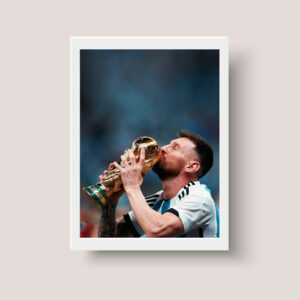 Cuadro Decorativo Selección Argentina Afa - Messi - A4 20x30