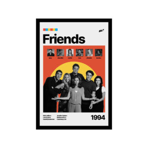 Cuadro Decorativo Series - Friends 02 - Tamaño A3 30x40 Cm