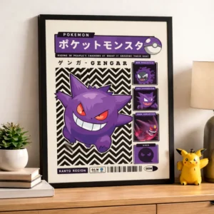 Cuadro Decorativo Series - Pokemon 11 - A3 30x40 Cm