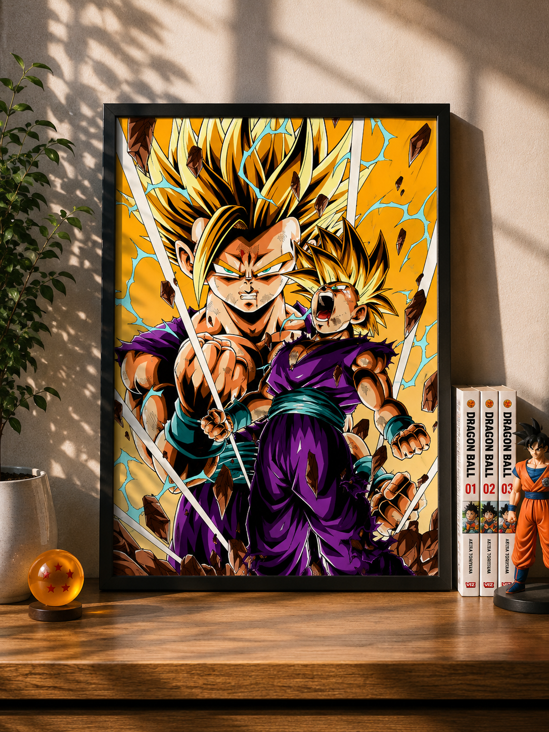 Cuadro Decorativo Dragon Ball Z - Gohan 09 - A3 30x40