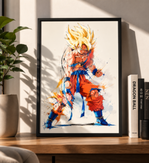 Cuadro Decorativo Dragon Ball Z - Goku 08 - A3 30x40 Cm
