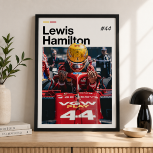 Cuadro Decorativo F1 - Lewis Hamilton 01 - A3 30x40 Cm