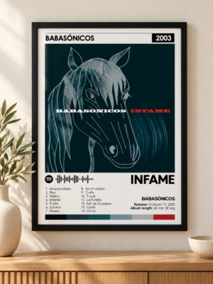 Cuadro Decorativo Babasonicos - Infame