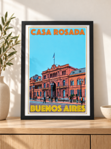 Cuadro Decorativo Paisajes – Casa Rosada