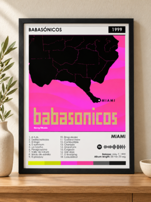 Cuadro decorativo Babasonicos - Miami