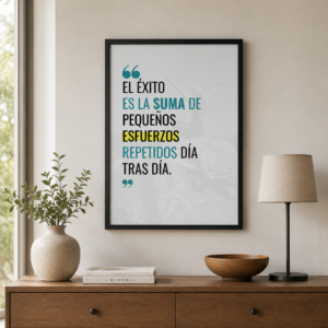 Cuadro Decorativo Motivacional 05 - A3 30x40 Cm