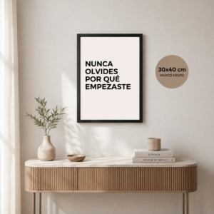 Cuadro Decorativo Motivacional 17 - A3 30x40 Cm
