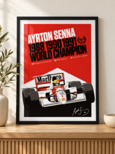 Cuadro F1 Ayrton Senna 03