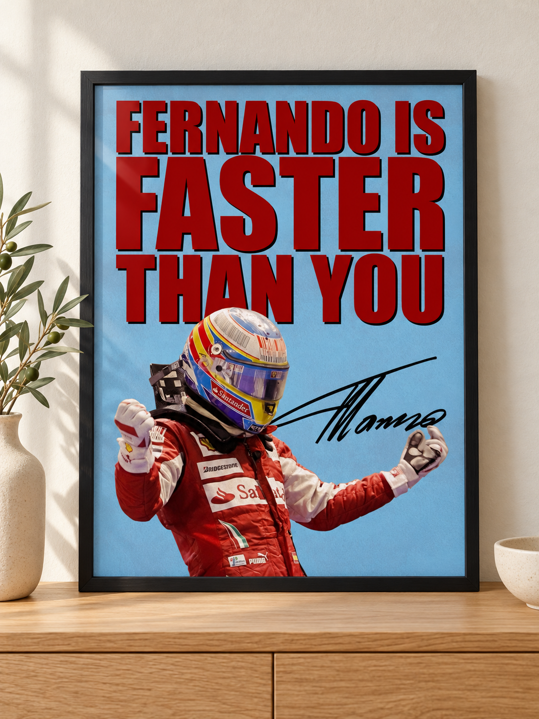 Cuadro F1 Fernando Alonso 08