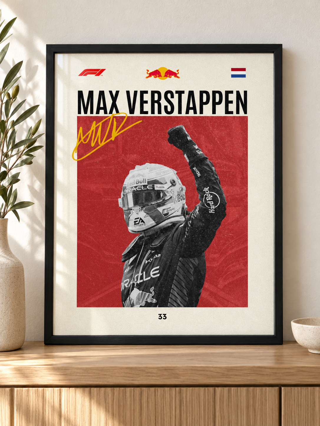 Cuadro Decorativo F1 - Max Verstappen 09