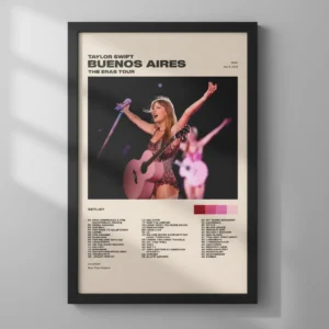 Cuadro Decorativo - Taylor Swift Argentina 01 - A3 30x40 Cm