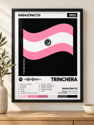 Cuadro Decorativo Babasonicos - Trinchera