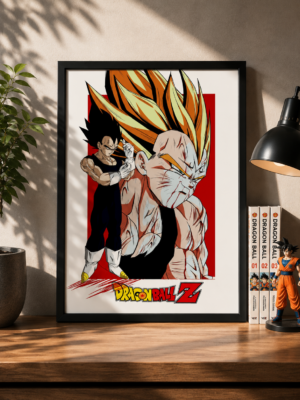 Cuadro Decorativo Dragon Ball Z - Vegeta 03 - A3 30x40 Cm