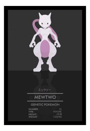 Cuadro Decorativo Anime - Pokemon 74 - A3 30x40 Cm