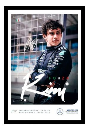 Cuadro Decorativo Formula 1 - Kimi Antonelli 04 - A3 30x40