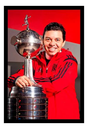 Cuadro Decorativo River Plate - Gallardo 12 - A3 30x40 Cm