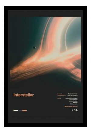 Cuadro Decorativo Cine - Interstellar 18 - A3 30x40 Cm