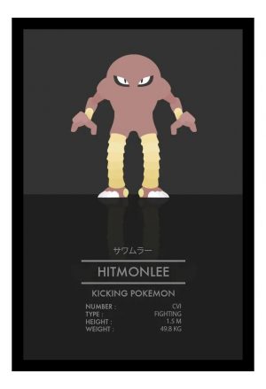 Cuadro Decorativo Anime - Pokemon 73 - A3 30x40 Cm