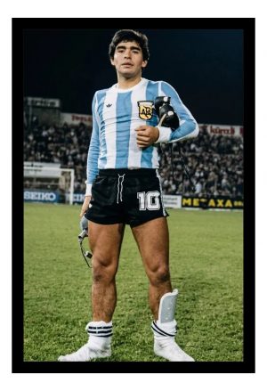 Cuadro Decorativo Futbol - Diego Maradona 11 - A3 30x40 Cm